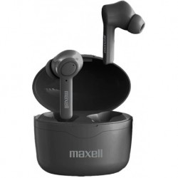 Maxell Sync Up B13 True Wireless in-Ear Earbud, Bluetooth 5.0, 12HRS of Playtime, Heavy Bass, Comfort Fit, Black, (199899)