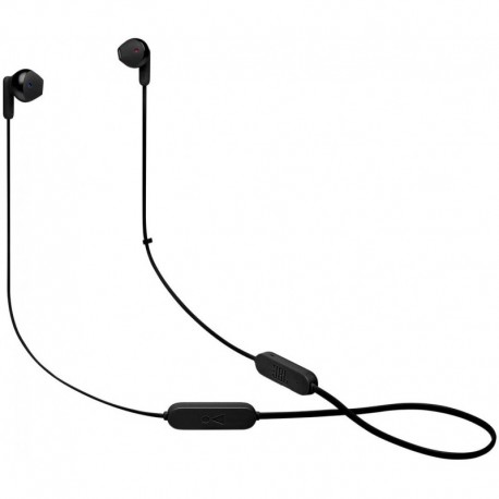JBL Tune 215 - Bluetooth Wireless in-Ear Headphones with 3-Button Mic/Remote and Flat Cable - Black