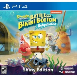 Spongebob Squarepants: Battle for Bikini Bottom - Rehydrated - Shiny Edition (PlayStation 4) - PlayStation 4 Shiny Edition