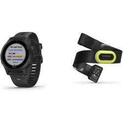 Garmin Forerunner 945, Premium GPS Running/Triathlon Smartwatch with Music, Black & HRM-Pro, Premium Heart Rate Monitor Chest Strap, Real-Time Heart R