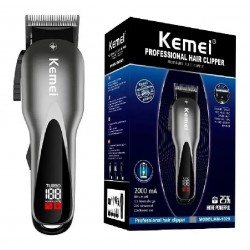Maquina De Afeitar Cabello Pelo Kemei Km-1929 Inalambrica