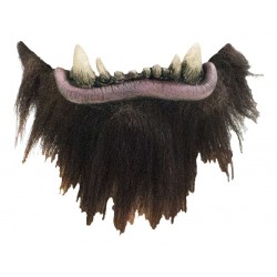 Accesorio Boca Máscara Trol Con Barba Disfraz Ref. C286