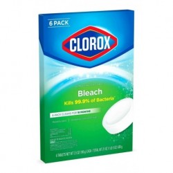 Pastillas De Clorox Limpiadoras Inodoros Con Blanqueador X6