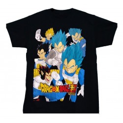 Dragon Ball Camiseta Vegeta Fases Transformado