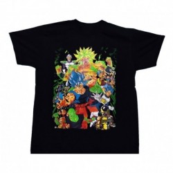 Dragon Ball Camiseta Goku, Vegeta, Freezer, Piccolo, Bulma