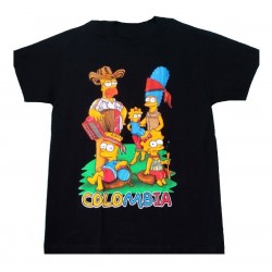 Los Simpson Camiseta Homero, Marge, Bart, Lisa, Maggie
