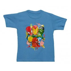 Marvel Avengers Los Vengadores Camiseta Azul