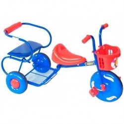 Triciclo Bambino Doble Niño Niña Carro Montable 2 A 5 Años