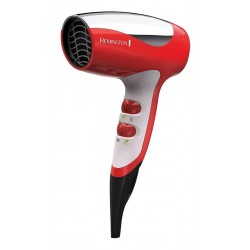 Secador de cabello Remington Compact 1800 D5000 rojo/blanco 110V