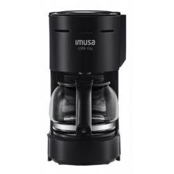 Cafetera Imusa Café City semi automática negra de filtro 110V