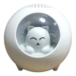 Hermoso Speaker Parlante Gato Bluetooth 5.0 Potencia 3w