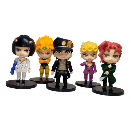 Jojo's Bizarre Adventure Figuras Set X5 Jotaro Dio Giorno