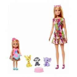 Barbie Chelsea Animales De La Selva