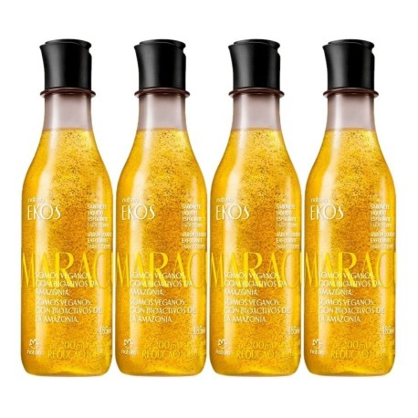 4 Jabon Liquido Exfoliante Ekos Maracuya