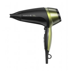 Secador de cabello Remington Shine Therapy D13A negro/dorado 127V