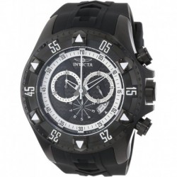 Reloj 12691 Invicta Men's Excursion Sport Chronograph Black Carbon Fiber Dial Silicone Watch