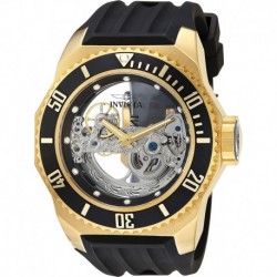 Reloj 25625 Invicta Men's Russian Diver Stainless Steel Automatic self Wind Watch Silicone Strap, Black, 30 Model