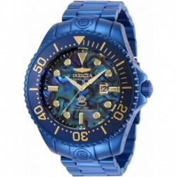 Reloj 35341 Invicta Men's 54mm Gr Diver Blue Bracelet Abalone Dial Automatic Watch
