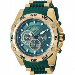 Reloj 25509 Invicta Men's Speedway Stainless Steel Quartz Watch Silicone Strap, Green, 27 Model