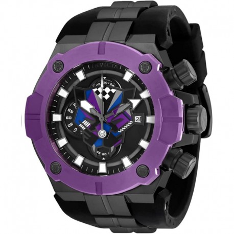 Reloj 36356 Invicta Men's 52mm Marvel Black Panther Limited Ed Quartz Purple Watch Model:36356