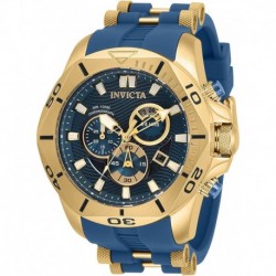 Reloj Speedway Invicta Men's 32259 Chronograph 50MM Case Blue,Gold Tone 100M WR Watch