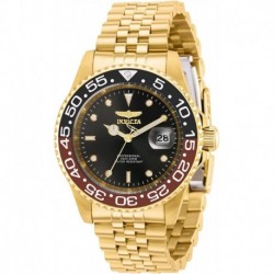 Reloj 36042 Invicta Men's Pro Diver Gold Tone Black Dial 40MM Case Watch