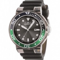 Reloj 38886 Invicta Green Black 52mm Gr Pro Diver Quartz Silicone Strap Men's Watch