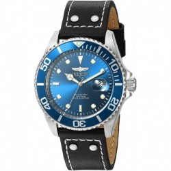 Reloj 22068 Invicta Men's 'Pro Diver' Quartz Stainless Steel Leather B Watch, Blue, Black Model 22069, 22073