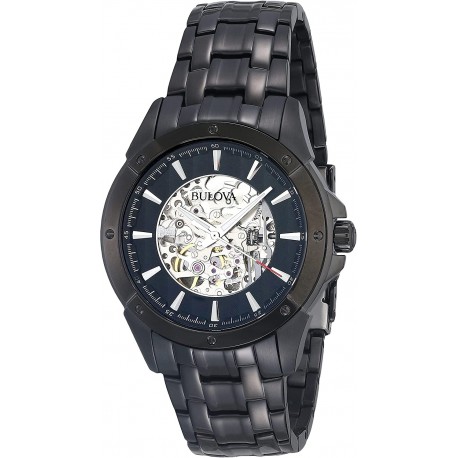 Reloj 98A147 Bulova Men's Analog Display Automatic Self Wind Black Watch