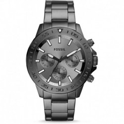 Reloj BQ2491 Fossil Bannon Multifunction Smoke Stainless Steel Watch