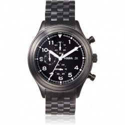 Reloj JR1439 Fossil Men's Compass Black Stainless Steel Watch