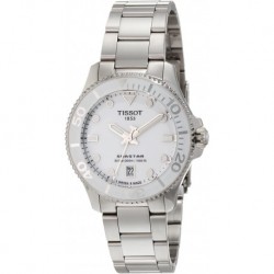 Reloj T1202101101100 Tissot Unisex Seastar 1000 36mm 316L Stainless Steel case Quartz Watch, Grey, Steel, 18