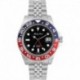 Reloj H903AR Mathey Tissot Mathy Vintage GMT Black Dial Pepsi Bezel Men's Watch