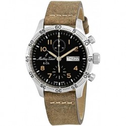 Reloj H1821CHATLNO Mathey Tissot Type 21 Chrono Automatic Chronograph Black Dial Men's Watch