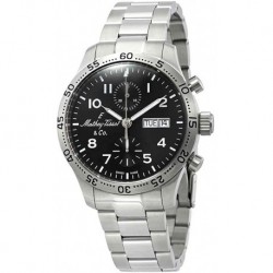 Reloj H1821CHATNG Mathey Tissot Type 21 Chrono Automatic Chronograph Black Dial Men's Watch
