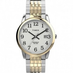 Reloj TW2V05600 Timex Men's Easy Reader Quartz Stainless Steel Strap, Silver, 20 Casual Watch Model