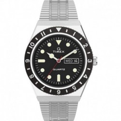 Reloj TW2U61800 Timex Men's Q Reissue Quartz Watch Stainless Steel Strap, Silver, 20 Model