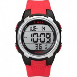 Reloj TW5M33400 Timex Men's Quartz Watch Plastic Strap, Red, 21 Model