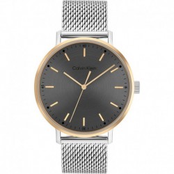 Reloj 25200047 Calvin Klein Men's Quartz Watch Stainless Steel Strap, Silver, 20 Model