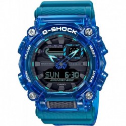 Reloj GA900SKL 2A G Shock Sound Waves Skeleton Series Watch, Teal