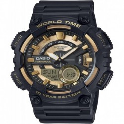 Reloj AEQ 110BW 9AVCF Casio Men's Sports Quartz Watch Resin Strap, Gold, 28.6 Model