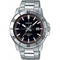 Reloj MTP VD01D 1E2V Casio Men's Enticer Stainless Steel Black Dial Casual Analog Sporty Watch