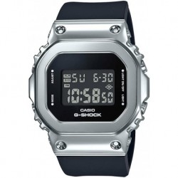 Reloj GM S5600 1ER Casio Men's G Shock Stainless Steel Quartz Watch Plastic Strap, Black, 21 Model