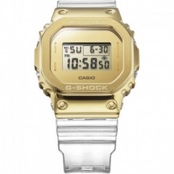Reloj GM 5600SG 9ER Casio Men's G Shock Stainless Steel Quartz Watch Plastic Strap, Clear, 24 Model