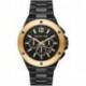 Reloj MK8941 Michael Kors Men's Lennox Quartz Watch Stainless Steel Strap, Black, 24 Model
