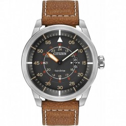 Reloj AW1360 12H Citizen Men's Analogue Quartz Watch Leather Strap