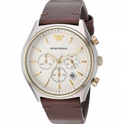 Reloj AR11033 Emporio Armani Men's Zeta Analog Display Quartz Brown Watch