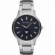 Reloj AR11137 Emporio Armani Men's Stainless Steel Quartz Watch Strap, Silver, 22 Model