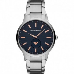 Reloj AR11137 Emporio Armani Men's Stainless Steel Quartz Watch Strap, Silver, 22 Model