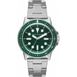 Reloj AX1860 Armani Exchange Men's Quartz Watch Stainless Steel Strap, Silver, 22 Model